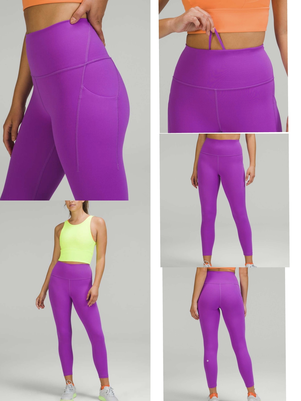 Lululemon Wunder Leggings High-Rise Tight with Pockets 23" Size 0 NWOT